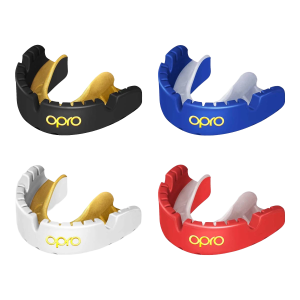 OPRO Gold Level White Mouthguard for Braces +10 Adult