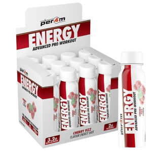 Per4m Energy Pre Workout Shots Cherry Fizz 1 x 100ml