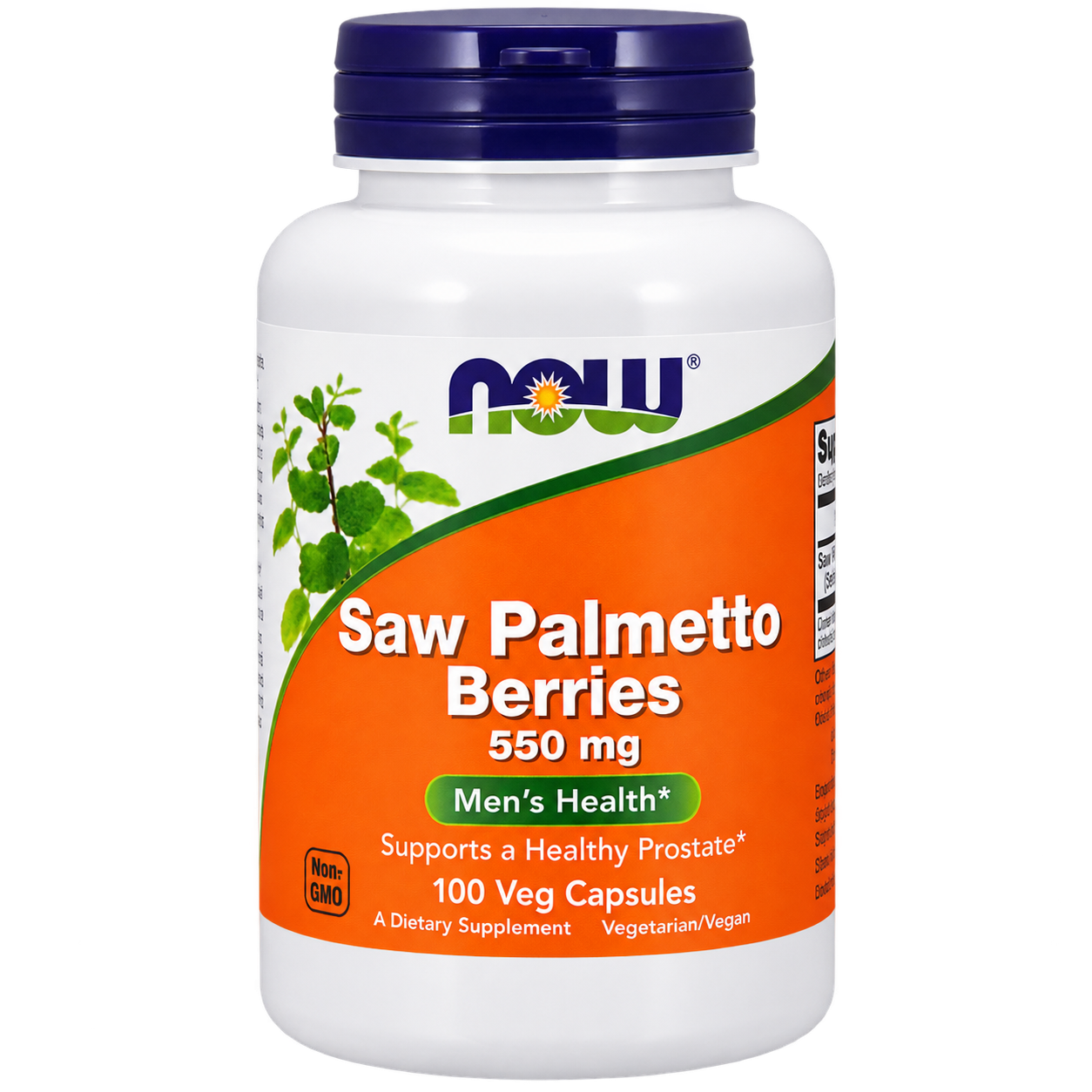NOW Foods Saw Palmetto Berries, 550mg - 100 caps